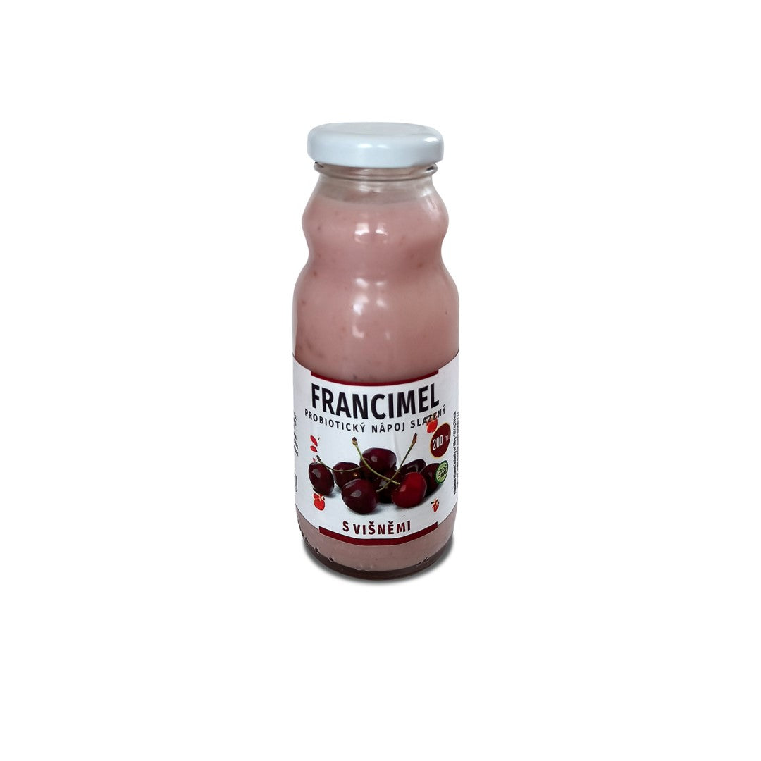 Probiotický jogurtový nápoj Francimel višeň - 200 ml