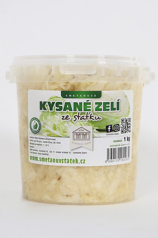 Kysané zelí bílé - kyblík 1kg