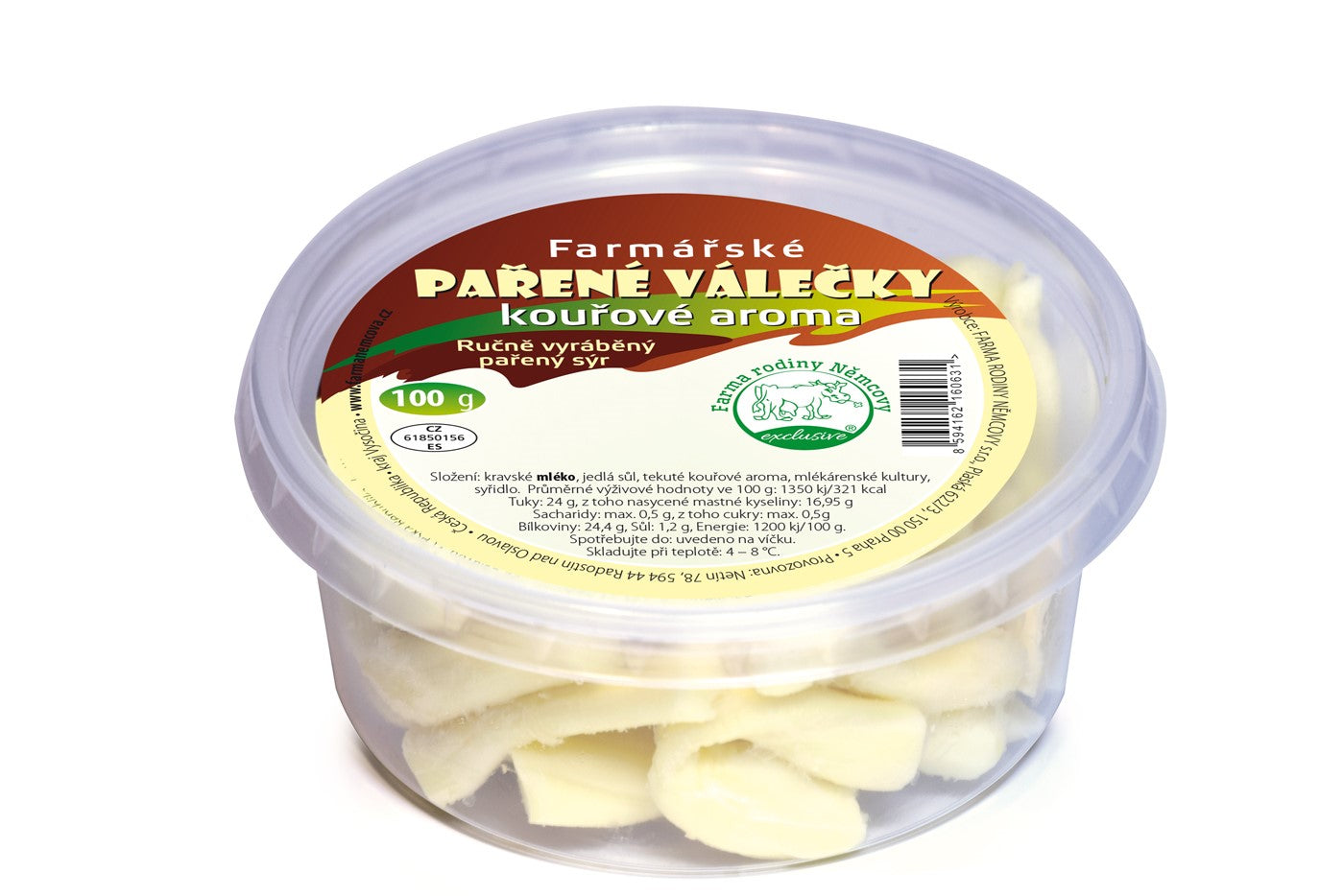 Pařené válečky kouřové aroma 100g
