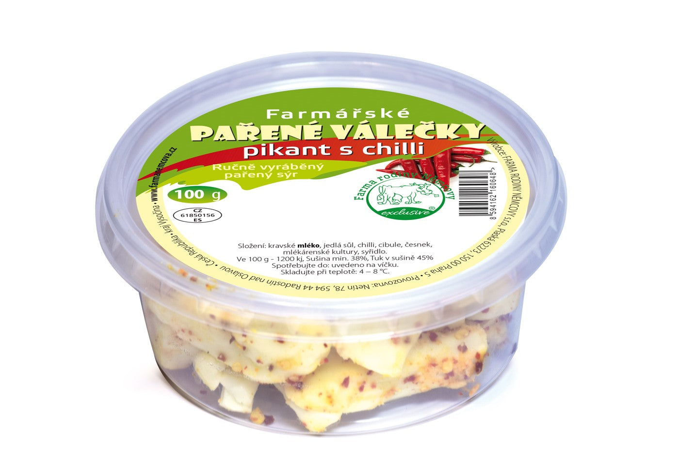 Pařené válečky s chilli 100g