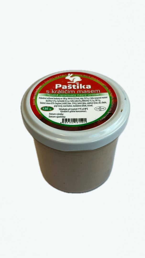 Paštika s králičím masem 130g