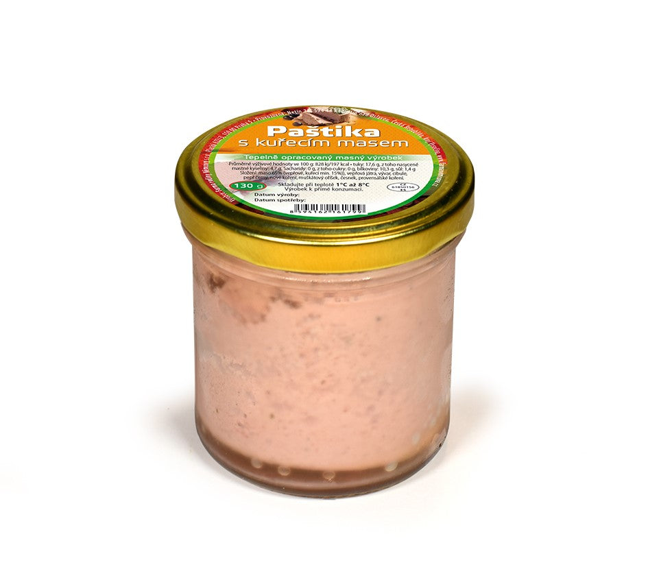 Paštika s kuřecím masem 130g