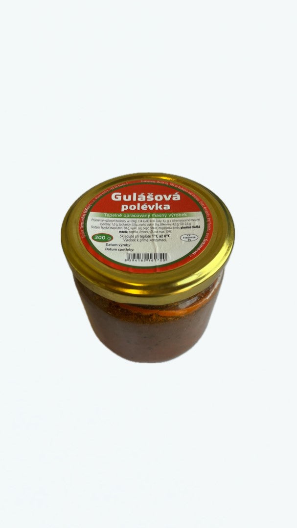 Polévka gulášová 300g - ve skle